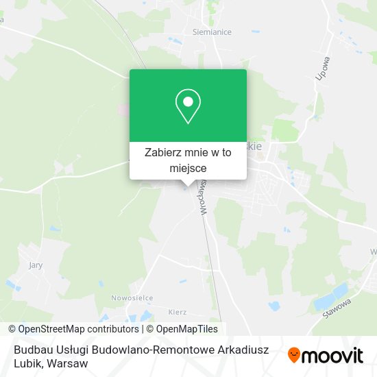 Mapa Budbau Usługi Budowlano-Remontowe Arkadiusz Lubik