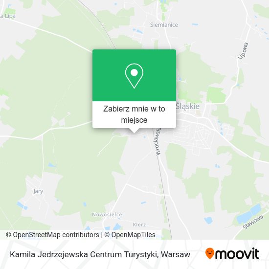 Mapa Kamila Jedrzejewska Centrum Turystyki