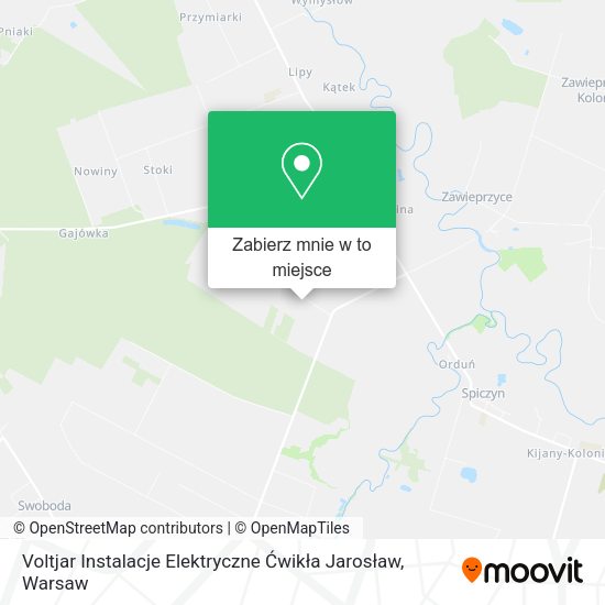 Mapa Voltjar Instalacje Elektryczne Ćwikła Jarosław