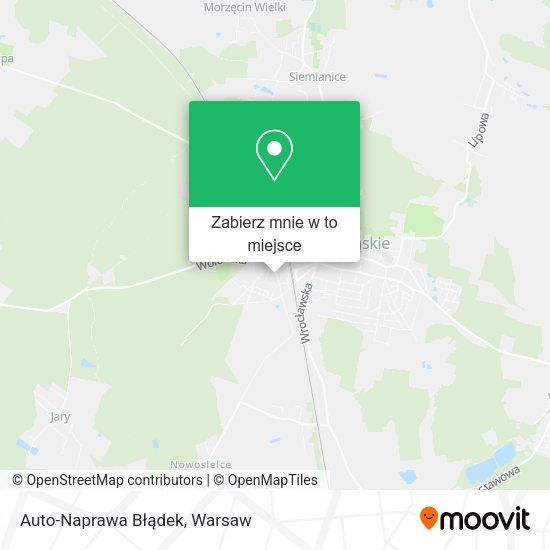 Mapa Auto-Naprawa Błądek