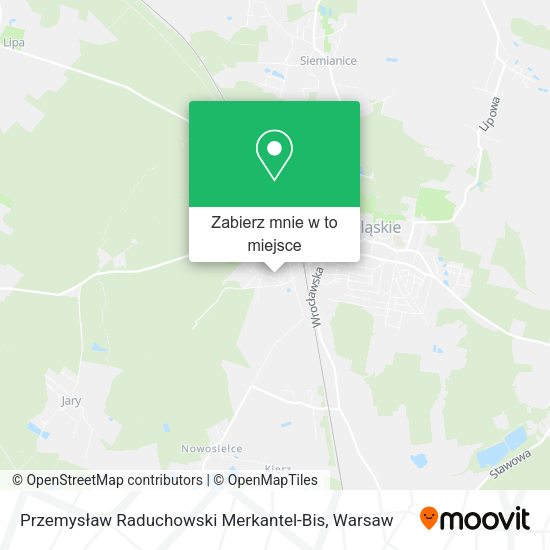 Mapa Przemysław Raduchowski Merkantel-Bis