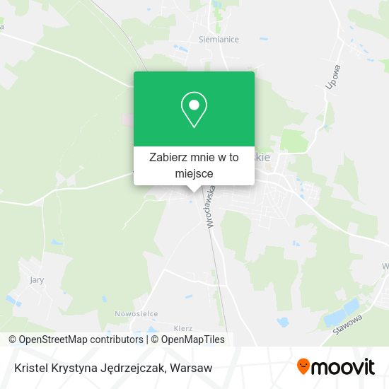 Mapa Kristel Krystyna Jędrzejczak