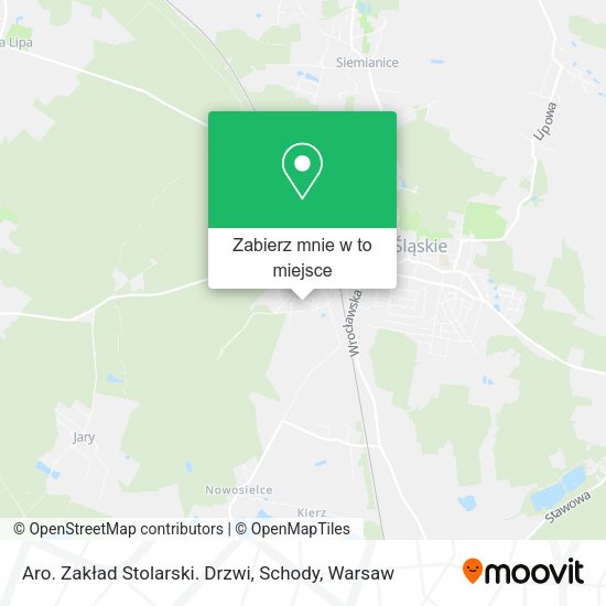 Mapa Aro. Zakład Stolarski. Drzwi, Schody