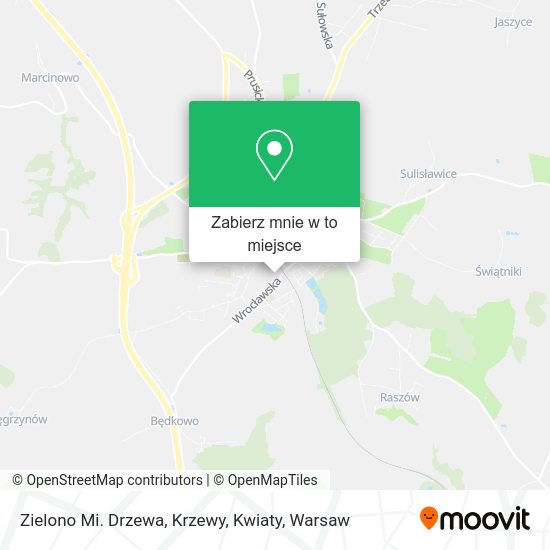 Mapa Zielono Mi. Drzewa, Krzewy, Kwiaty