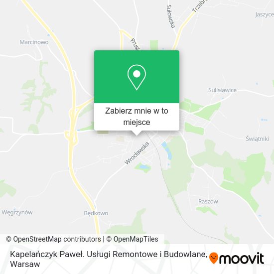 Mapa Kapelańczyk Paweł. Usługi Remontowe i Budowlane