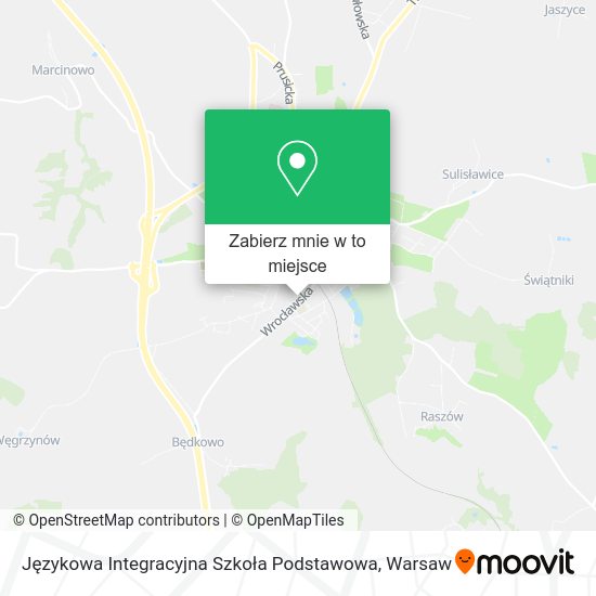 Mapa Językowa Integracyjna Szkoła Podstawowa