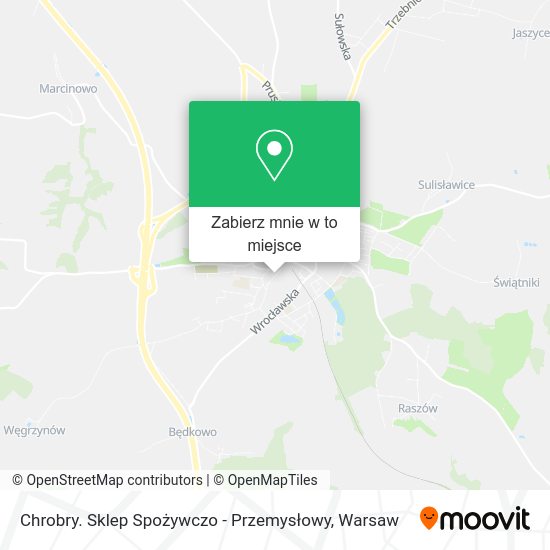 Mapa Chrobry. Sklep Spożywczo - Przemysłowy