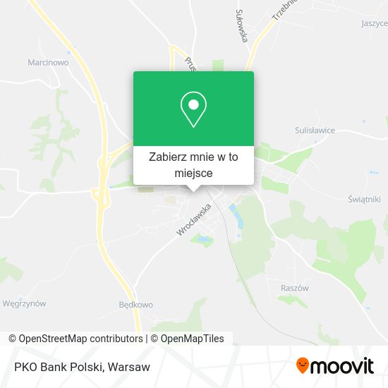 Mapa PKO Bank Polski