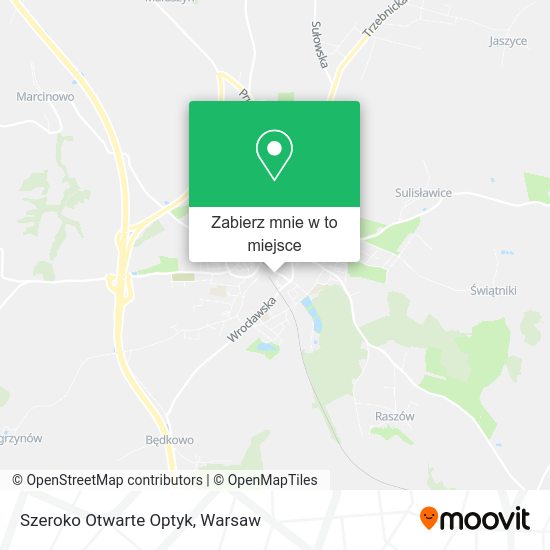 Mapa Szeroko Otwarte Optyk