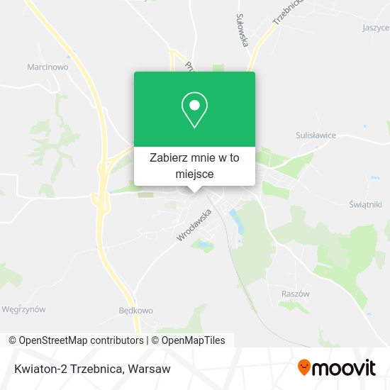 Mapa Kwiaton-2 Trzebnica