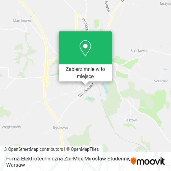 Mapa Firma Elektrotechniczna Zbi-Mex Mirosław Studenny