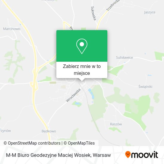 Mapa M-M Biuro Geodezyjne Maciej Wosiek