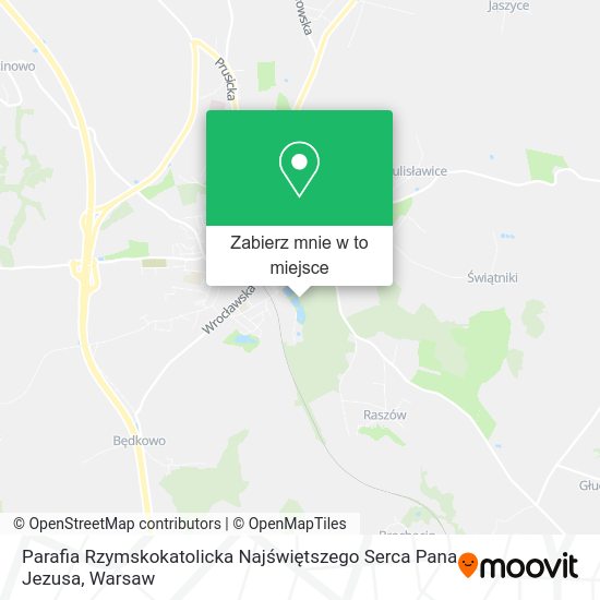 Mapa Parafia Rzymskokatolicka Najświętszego Serca Pana Jezusa