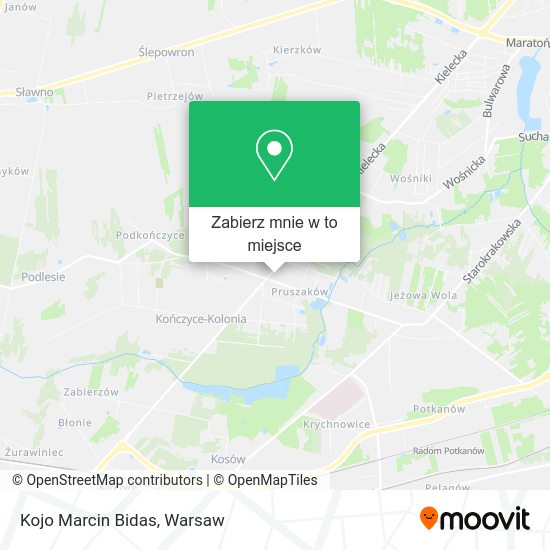 Mapa Kojo Marcin Bidas