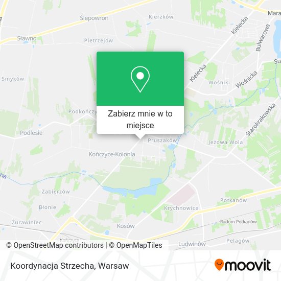 Mapa Koordynacja Strzecha