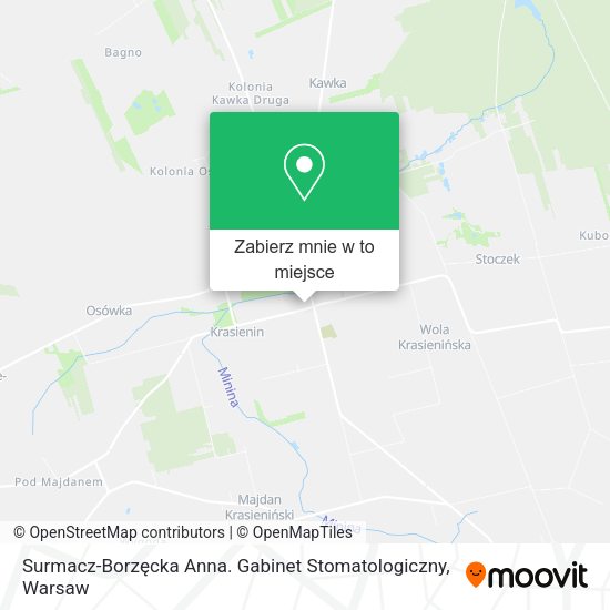 Mapa Surmacz-Borzęcka Anna. Gabinet Stomatologiczny