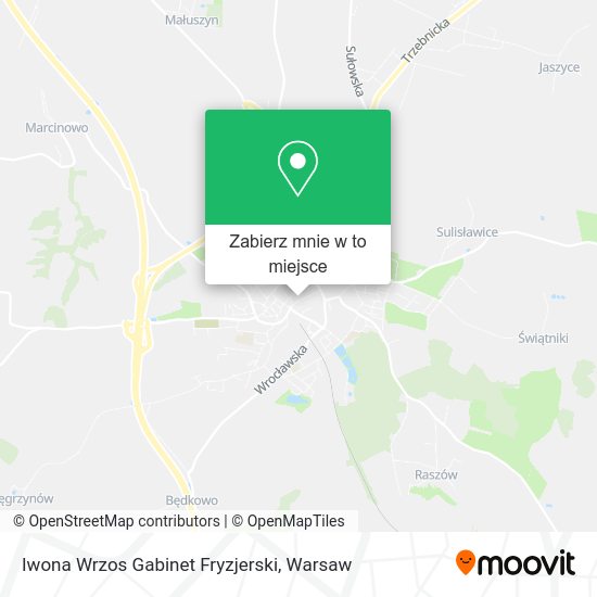 Mapa Iwona Wrzos Gabinet Fryzjerski