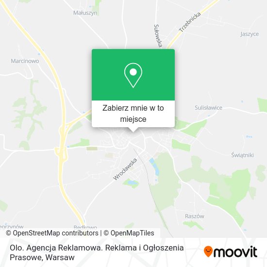 Mapa Olo. Agencja Reklamowa. Reklama i Ogłoszenia Prasowe