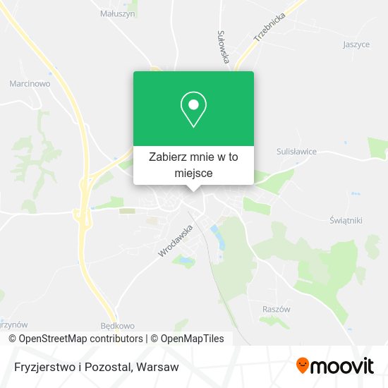 Mapa Fryzjerstwo i Pozostal