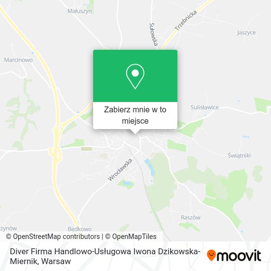 Mapa Diver Firma Handlowo-Usługowa Iwona Dzikowska-Miernik