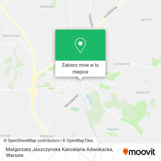 Mapa Malgorzata Jaszczynska Kancelaria Adwokacka