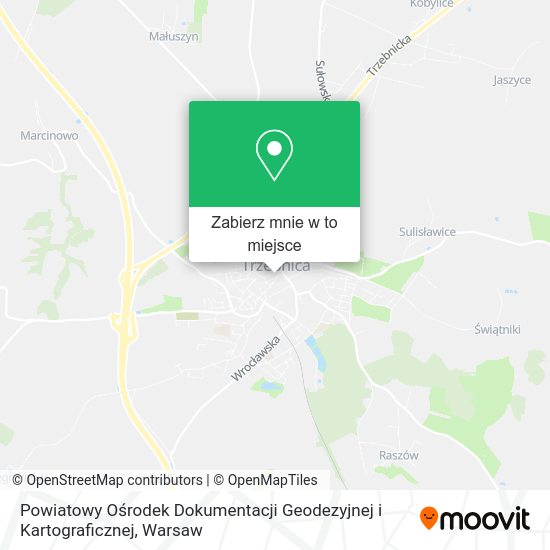 Mapa Powiatowy Ośrodek Dokumentacji Geodezyjnej i Kartograficznej