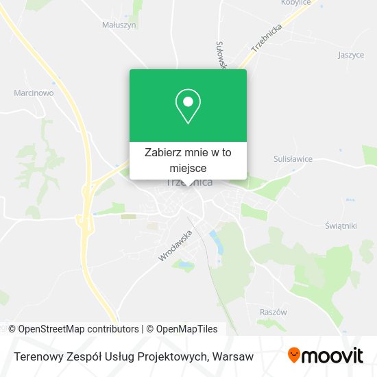 Mapa Terenowy Zespół Usług Projektowych