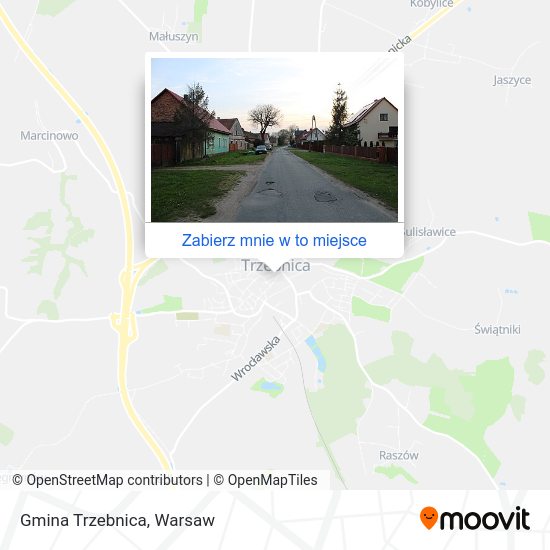 Mapa Gmina Trzebnica