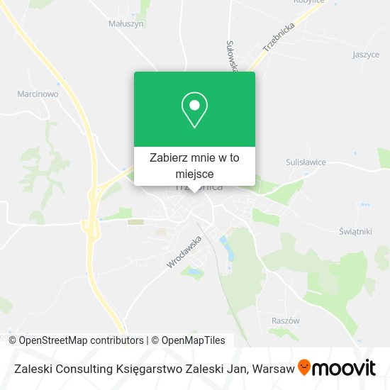 Mapa Zaleski Consulting Księgarstwo Zaleski Jan