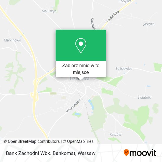 Mapa Bank Zachodni Wbk. Bankomat