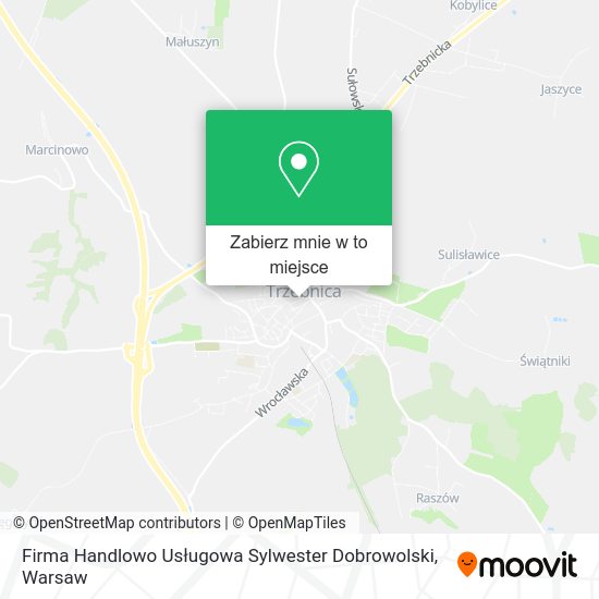 Mapa Firma Handlowo Usługowa Sylwester Dobrowolski