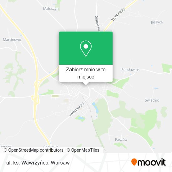 Mapa ul. ks. Wawrzyńca