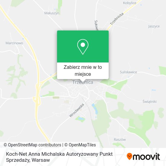 Mapa Koch-Net Anna Michalska Autoryzowany Punkt Sprzedaży