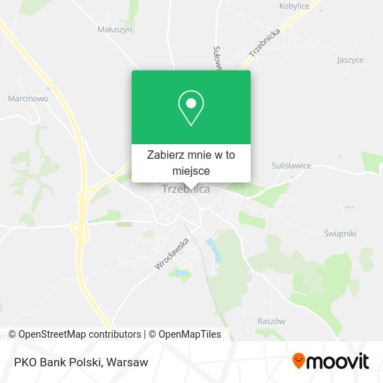 Mapa PKO Bank Polski