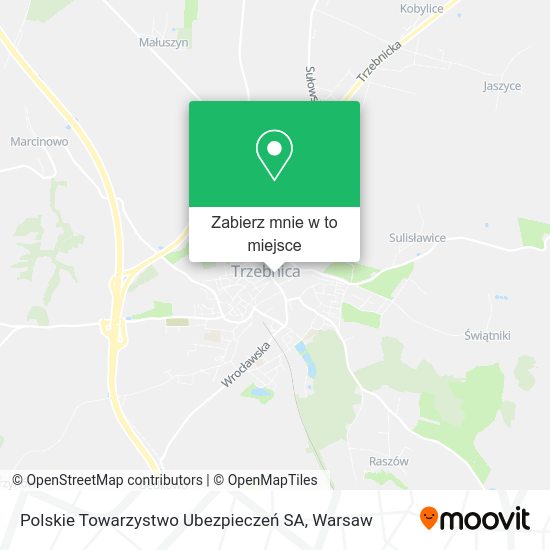 Mapa Polskie Towarzystwo Ubezpieczeń SA