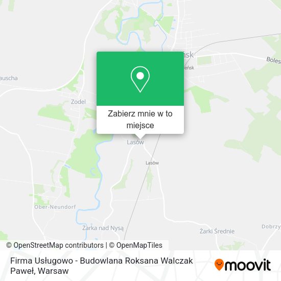 Mapa Firma Usługowo - Budowlana Roksana Walczak Paweł