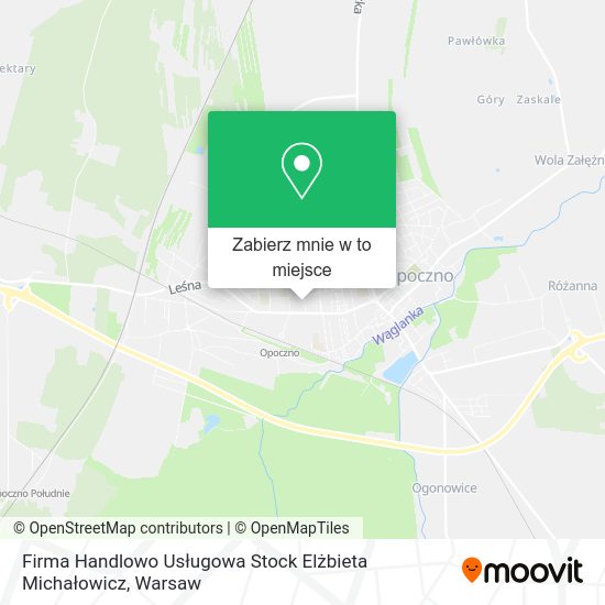 Mapa Firma Handlowo Usługowa Stock Elżbieta Michałowicz