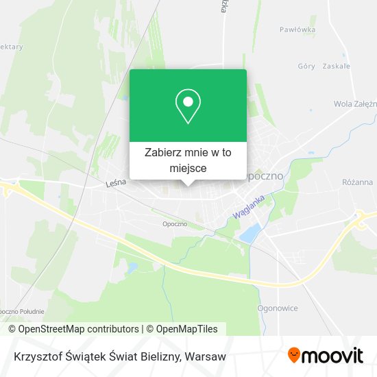 Mapa Krzysztof Świątek Świat Bielizny