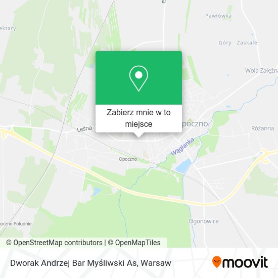 Mapa Dworak Andrzej Bar Myśliwski As