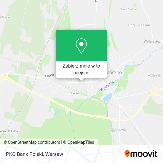 Mapa PKO Bank Polski