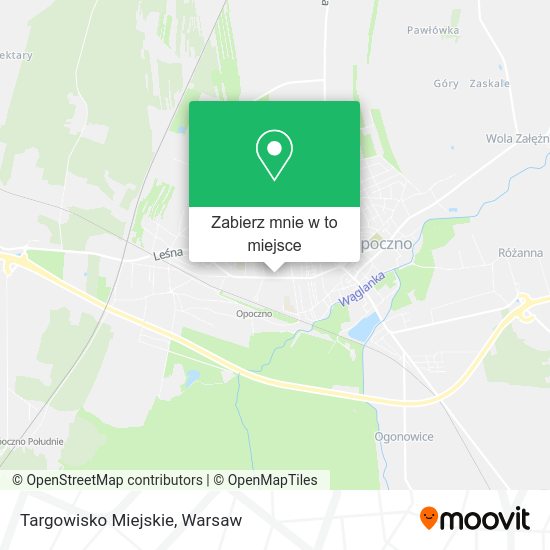 Mapa Targowisko Miejskie