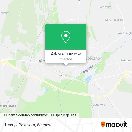 Mapa Henryk Powązka