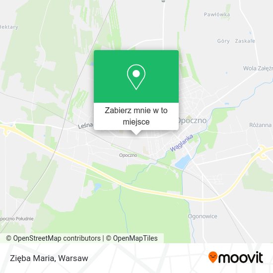 Mapa Zięba Maria