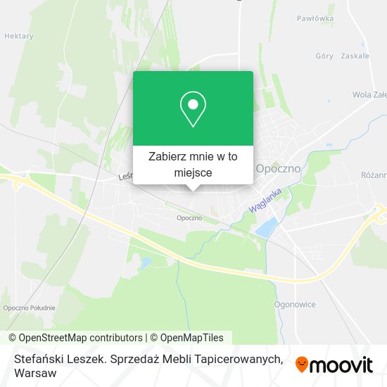 Mapa Stefański Leszek. Sprzedaż Mebli Tapicerowanych