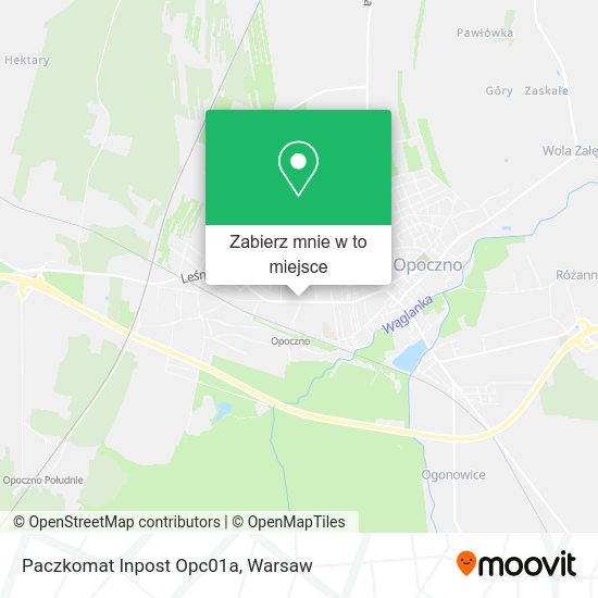 Mapa Paczkomat Inpost Opc01a