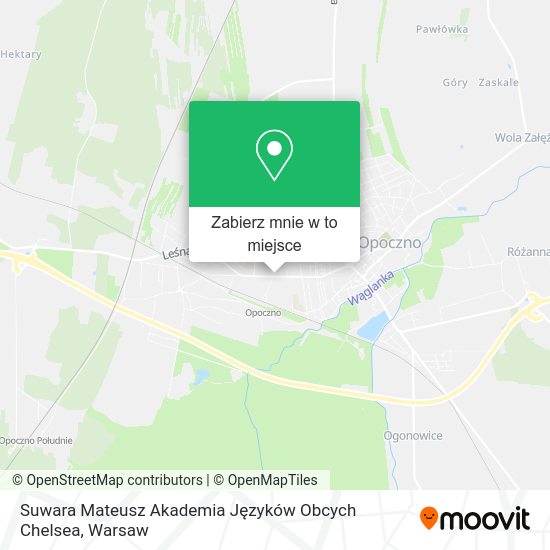 Mapa Suwara Mateusz Akademia Języków Obcych Chelsea