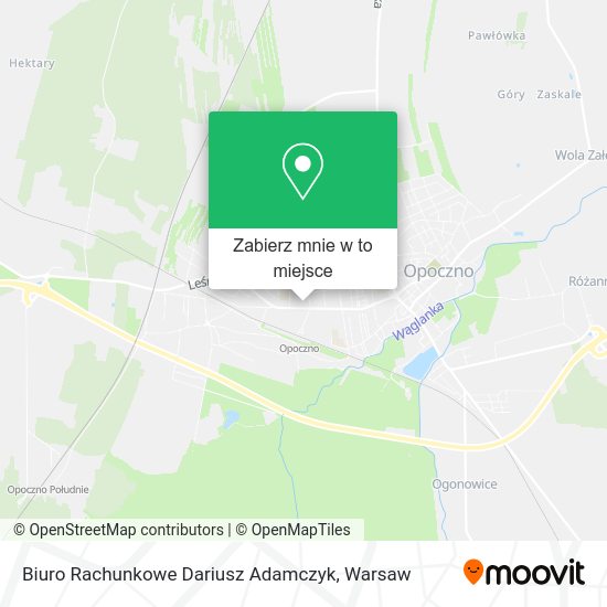 Mapa Biuro Rachunkowe Dariusz Adamczyk