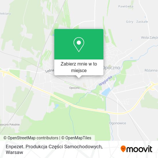 Mapa Enpezet. Produkcja Części Samochodowych