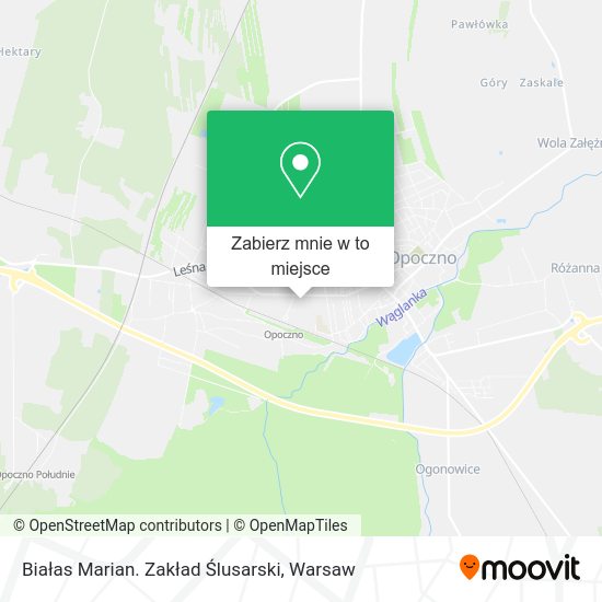 Mapa Białas Marian. Zakład Ślusarski