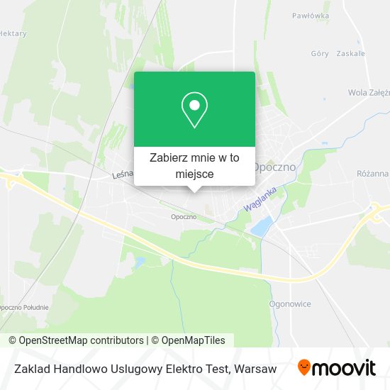 Mapa Zaklad Handlowo Uslugowy Elektro Test